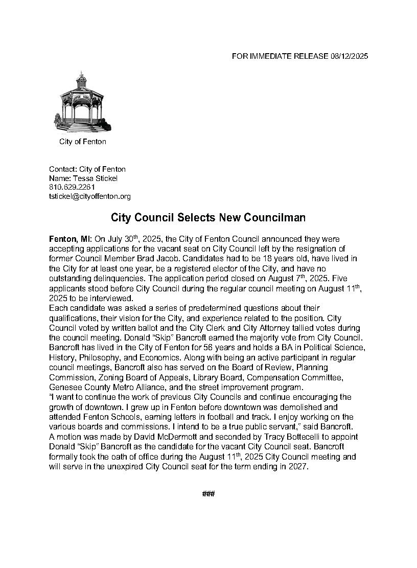 FOR IMMEDIATE RELEASE 81225